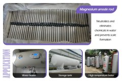 Magnesium anode rod for water heater